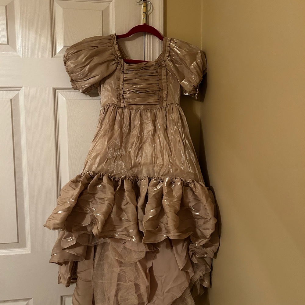 Joyfoile  Dress - Shimmering Tan